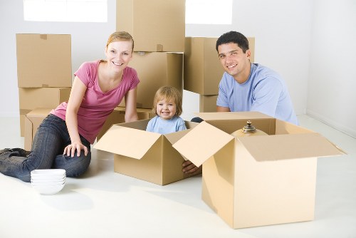 Moving truck support for a Forest Gate home move