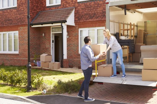 Man with van service helping with a local move in Forest Gate
