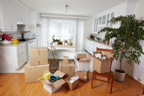 Moving van and property access planning for Forest Gate removals