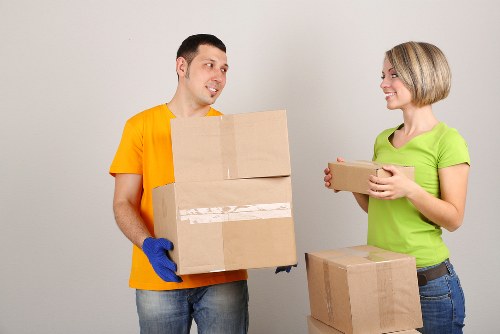 Commercial moving van service for Forest Gate offices and shops